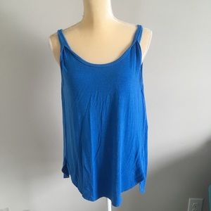 We the Free Blue Knit Swing tank top S